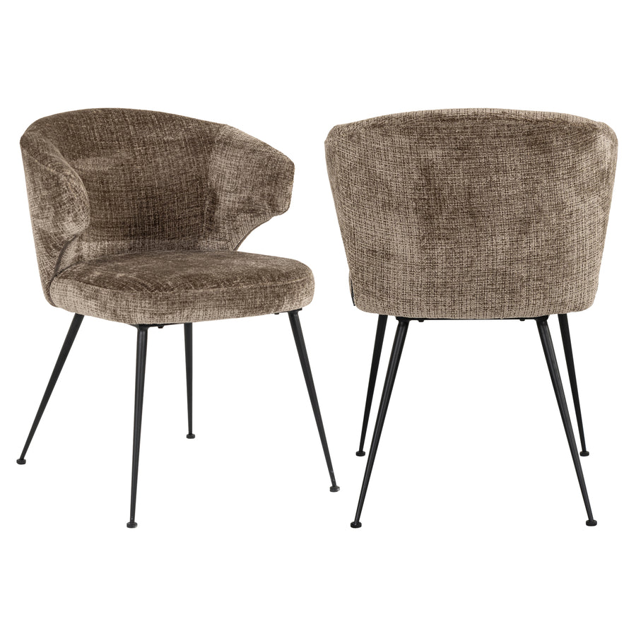 Scaun dining Xandra, niagara stone, ignifug
