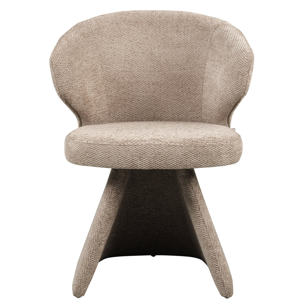 Scaun dining Zenith, mocca boldweave