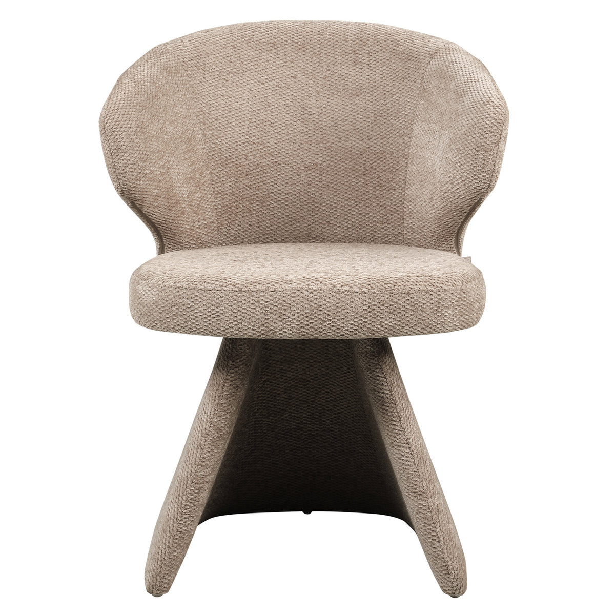 Scaun dining Zenith, mocca boldweave