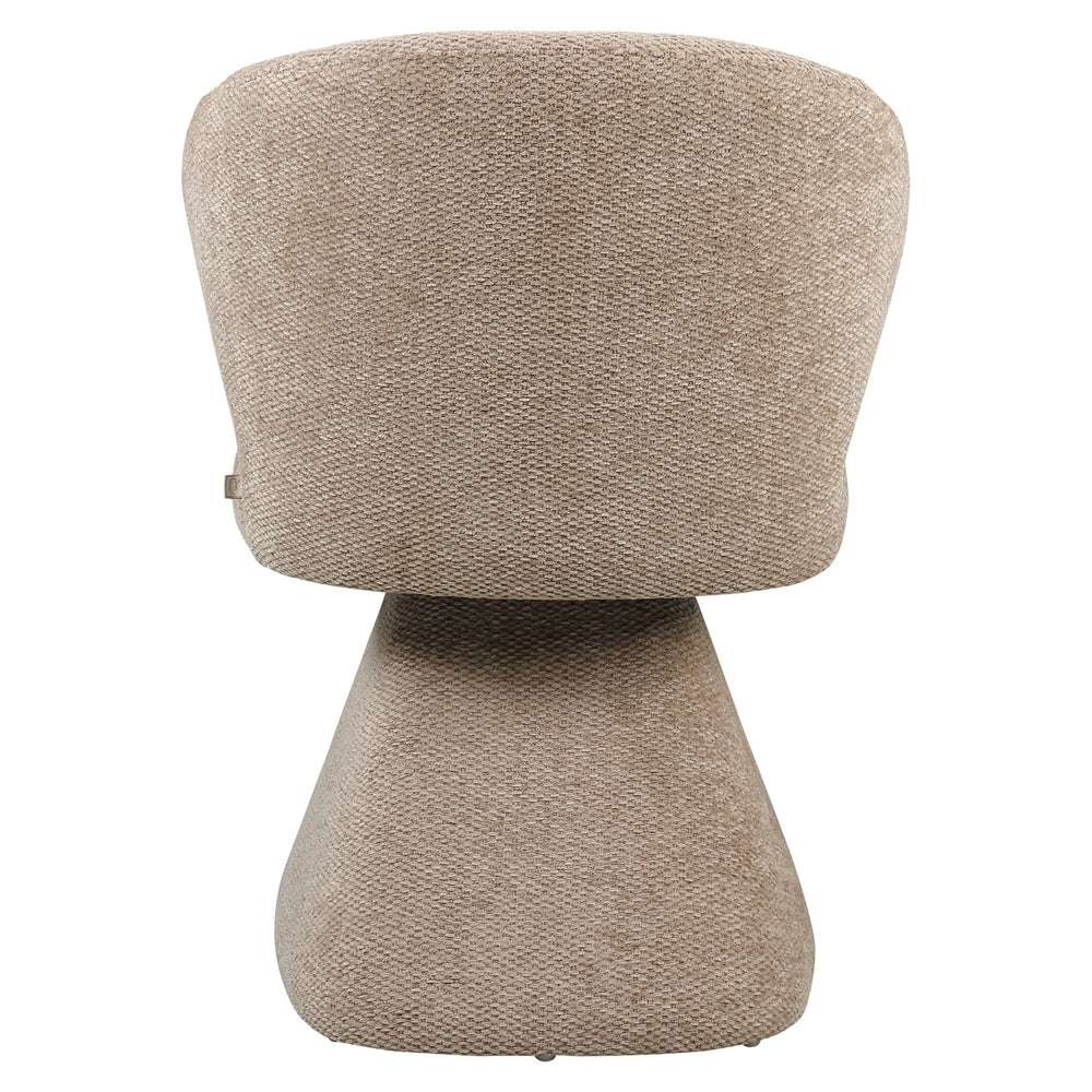 Scaun dining Zenith, mocca boldweave