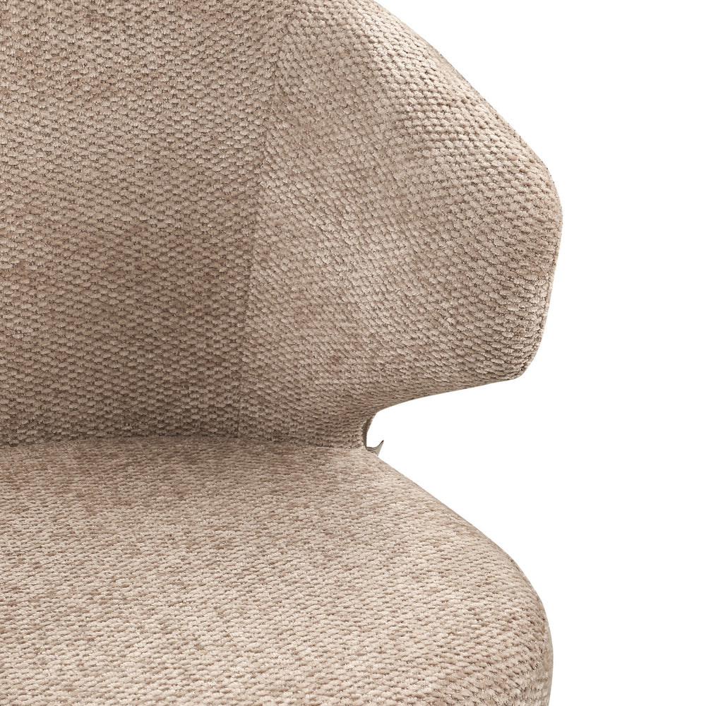 Scaun dining Zenith, mocca boldweave