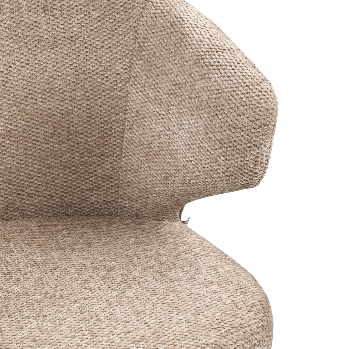 Scaun dining Zenith, mocca boldweave