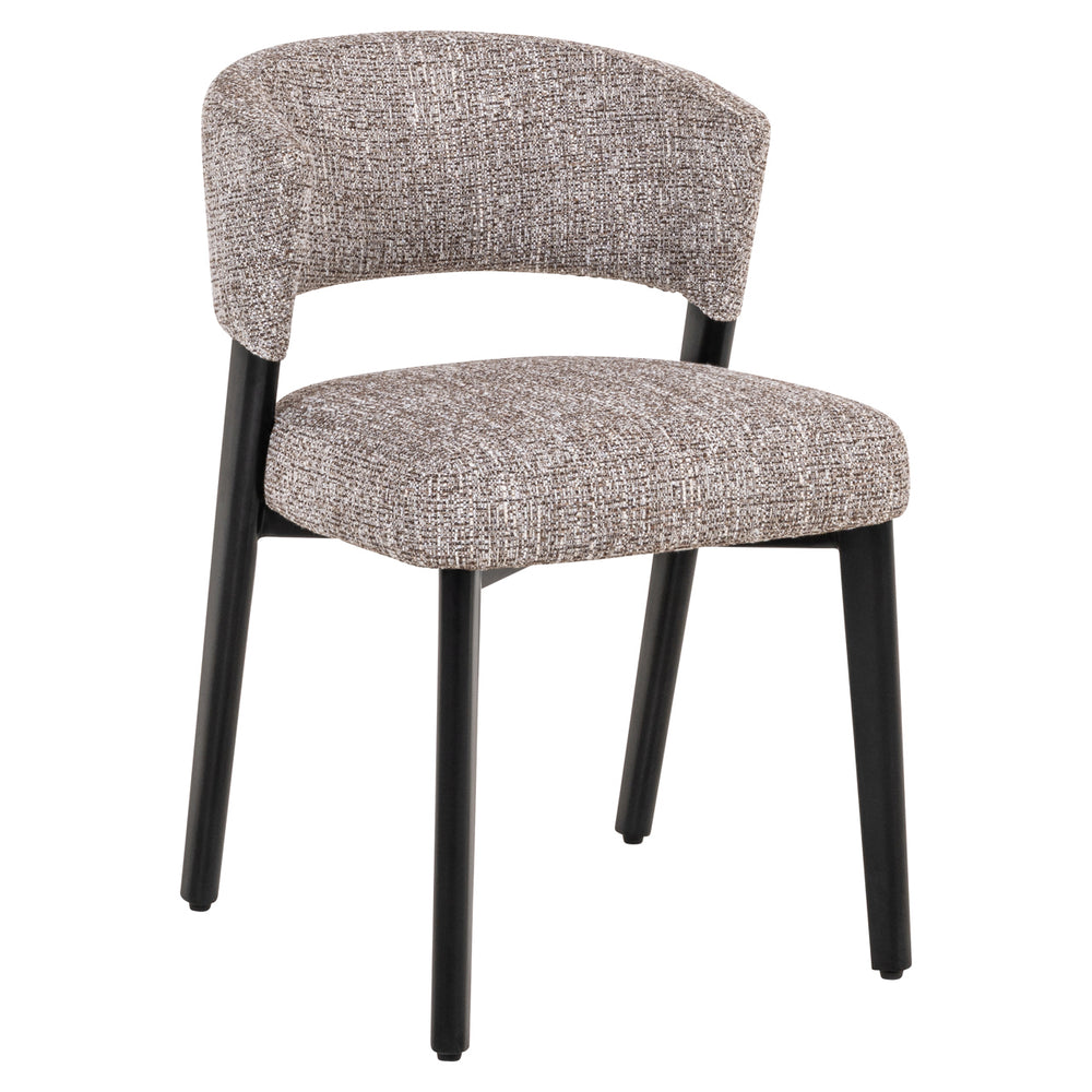Scaun dining Zeno, tweed earth