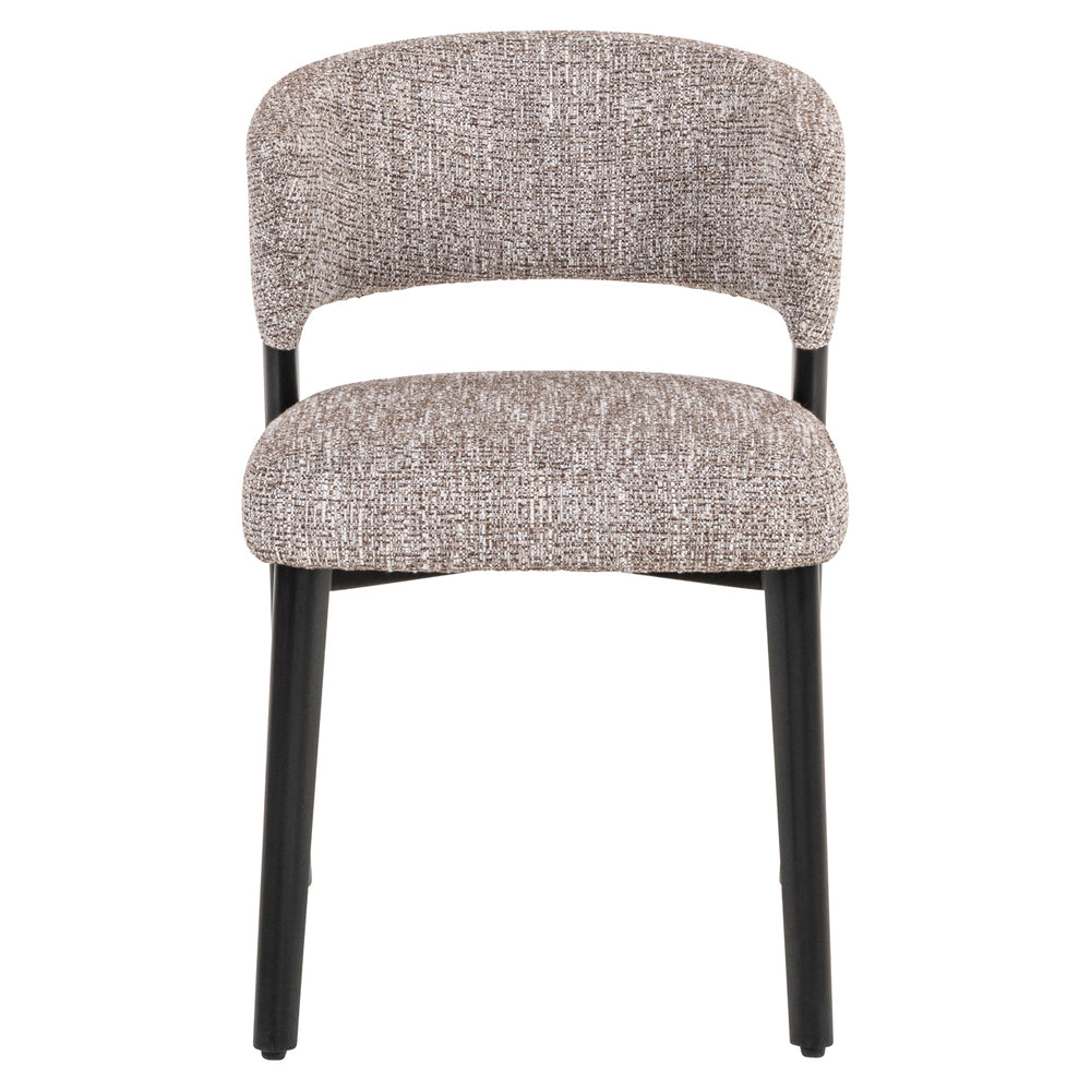 Scaun dining Zeno, tweed earth
