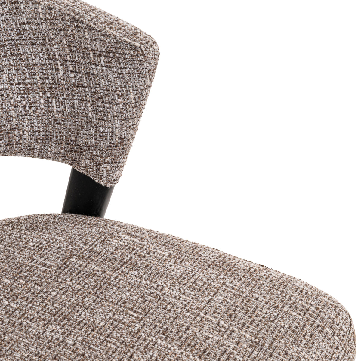 Scaun dining Zeno, tweed earth