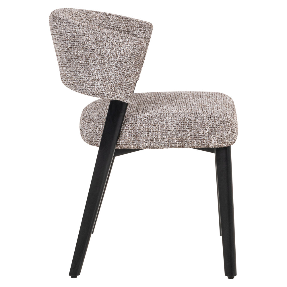 Scaun dining Zeno, tweed earth
