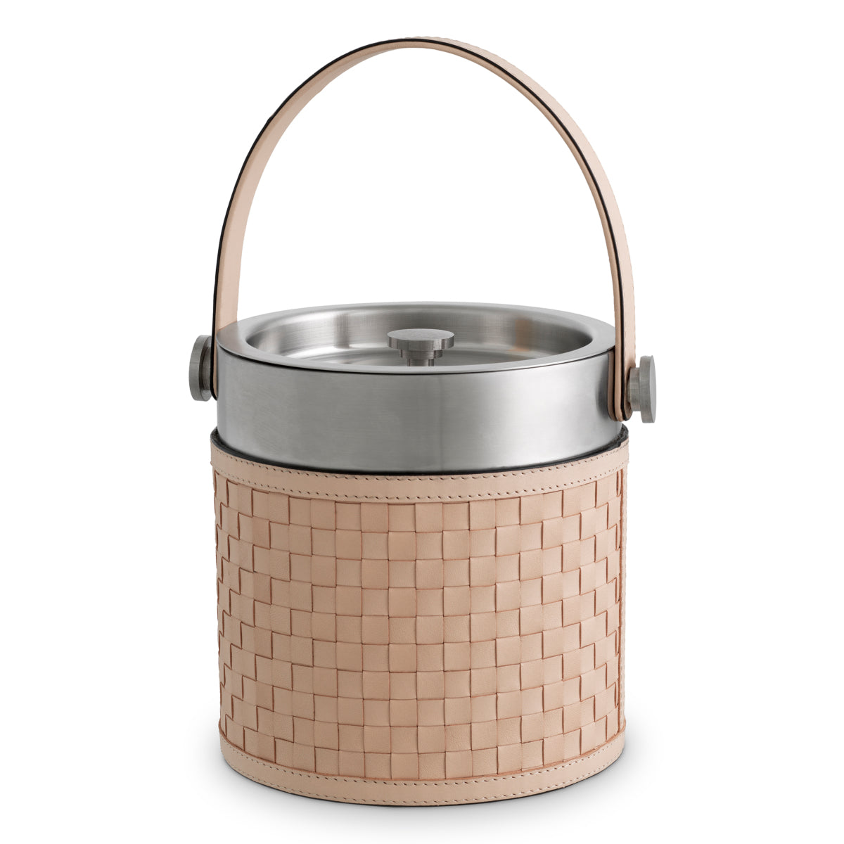 Set de bar Sintra, piele maro-cognac, set de 3