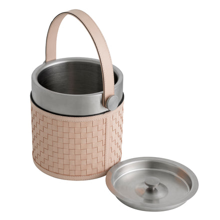 Set de bar Sintra, piele maro-cognac, set de 3