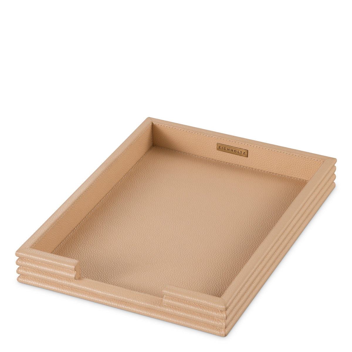 Set de birou Elvane, piele camel, set de 3