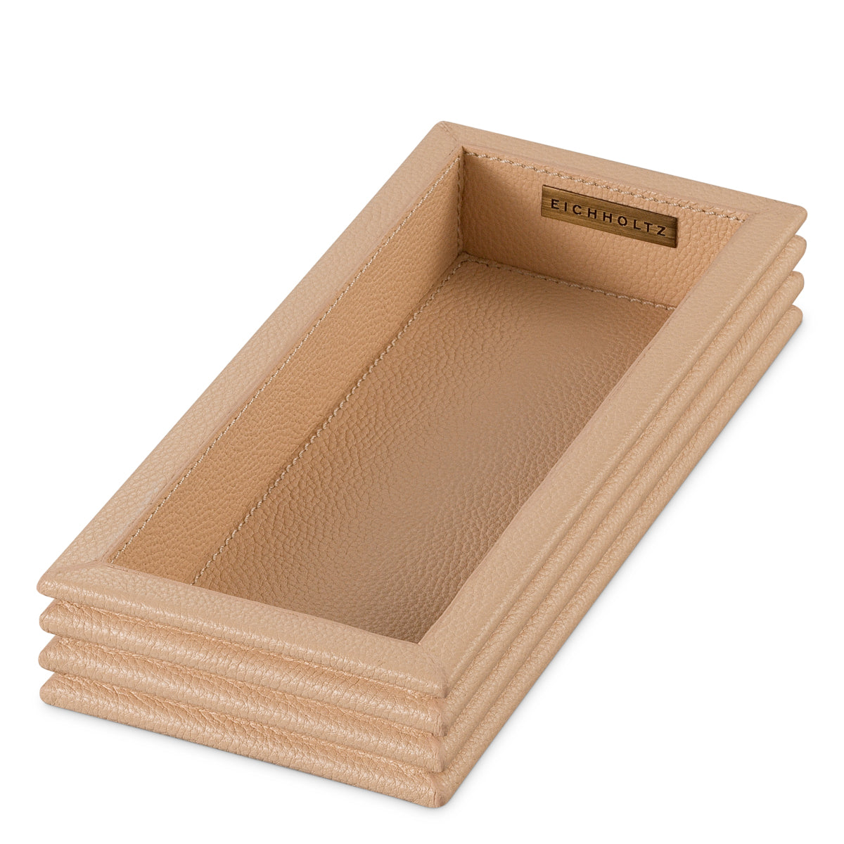 Set de birou Elvane, piele camel, set de 3
