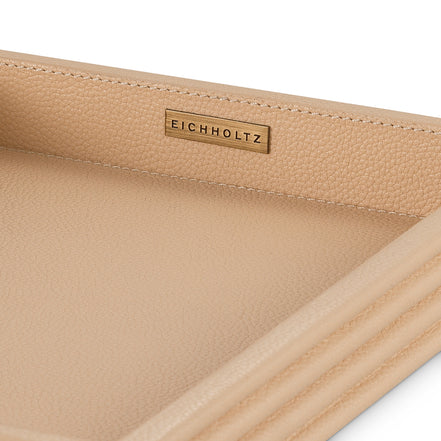 Set de birou Elvane, piele camel, set de 3