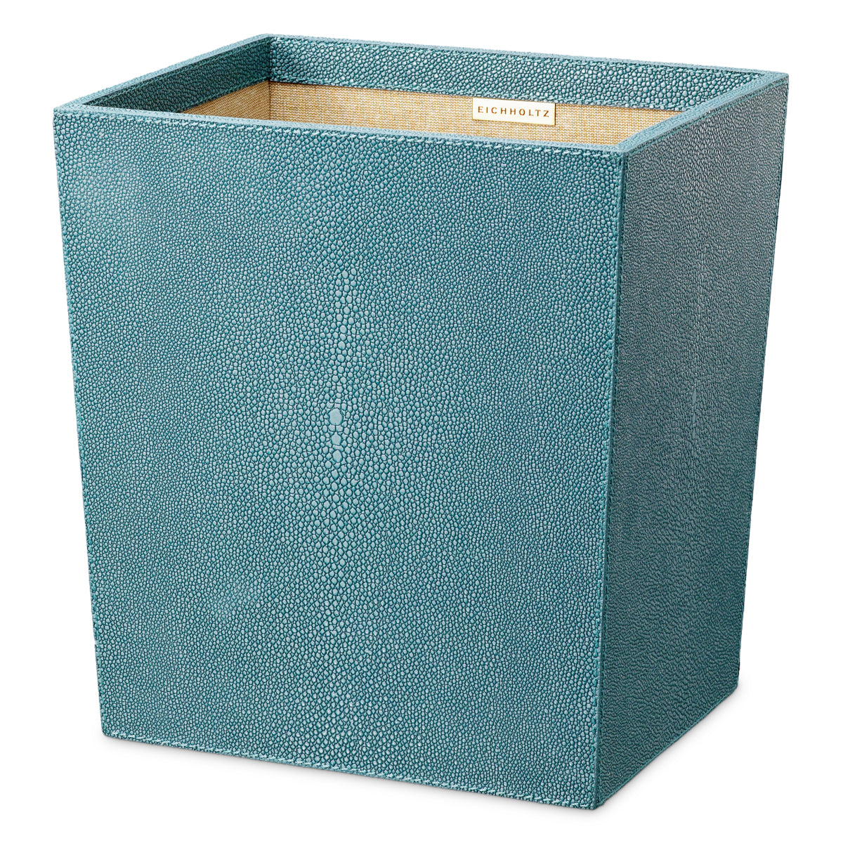 Set de birou Scaleo, shagreen artificial albastru, set de 3