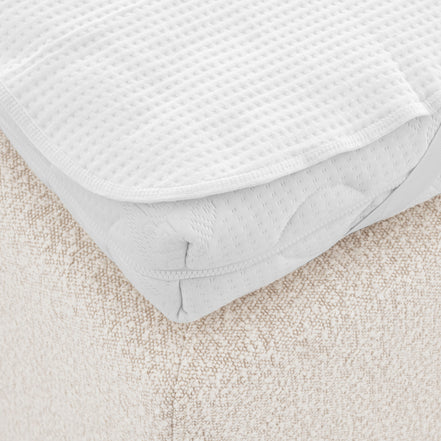 Set de pat Mavone, bouclé crem, 180 x 210 cm
