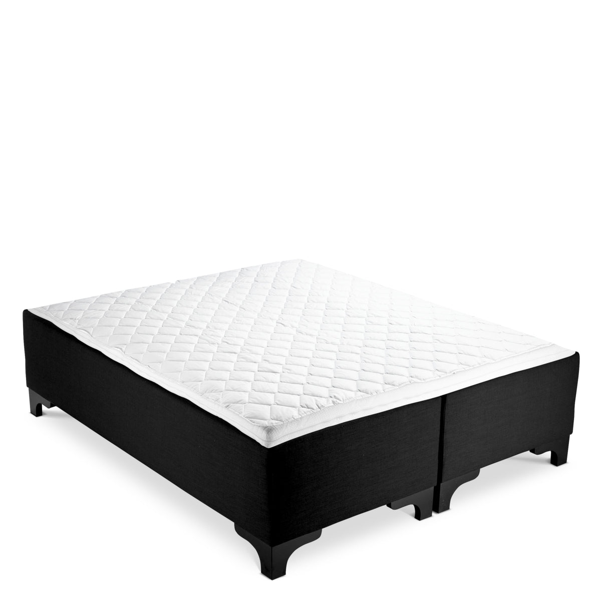 Set de pat Mavone, negru, 180 x 210 cm