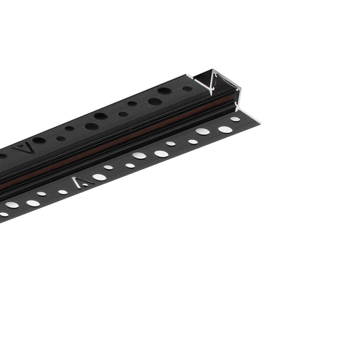 Șină încastrată Stick 1 m, negru