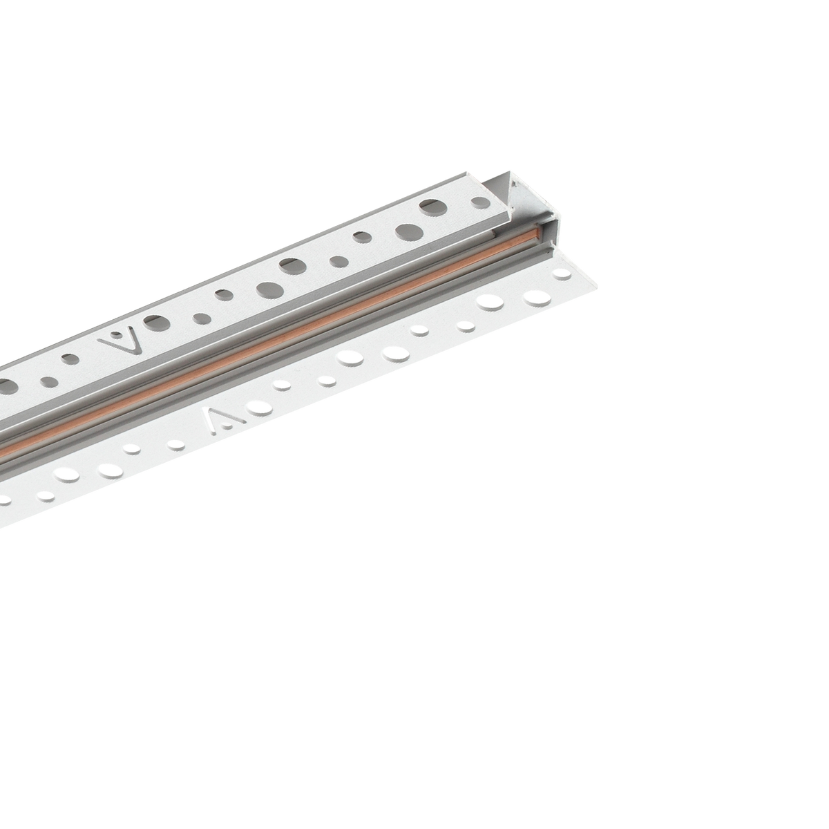 Șină încastrată Stick 2 m, alb