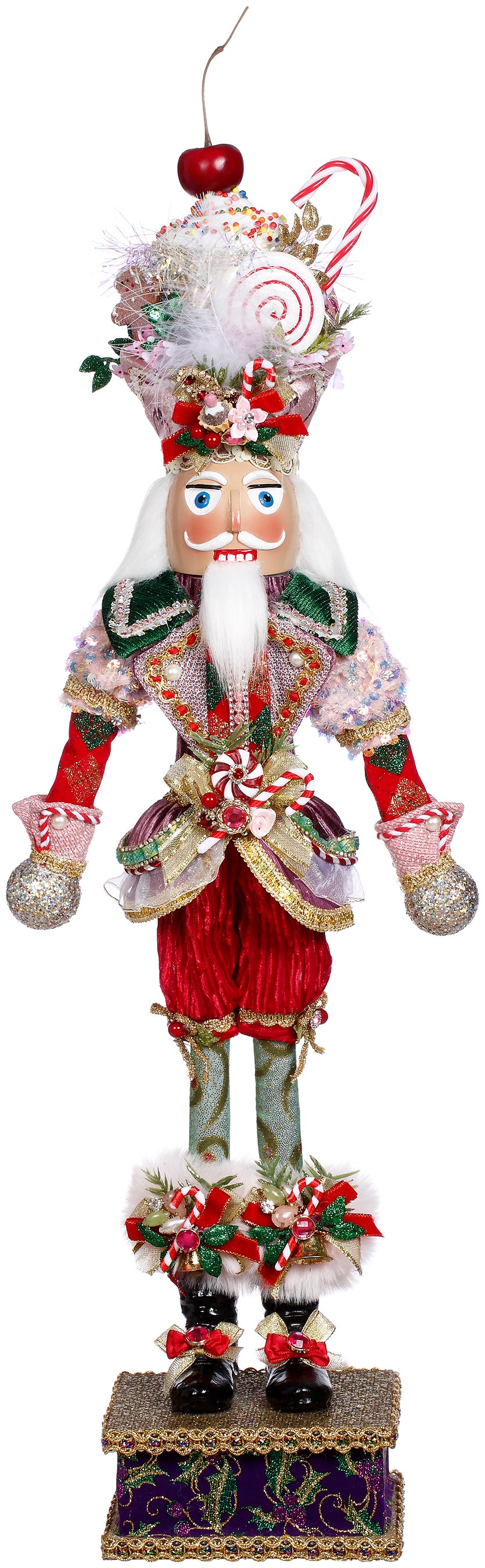 Spărgător de nuci mic Sweet Treat, roșu/verde, 58 cm