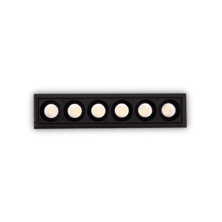Spot încastrat Lika FI slim 10W 3000K, negru