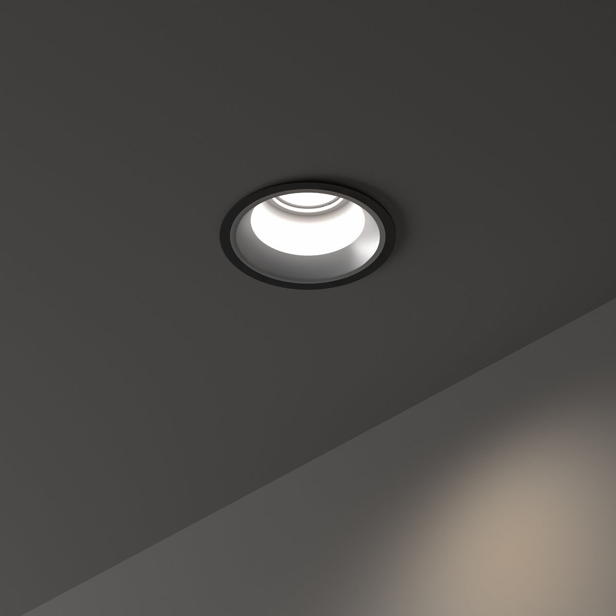 Spot încastrat Off FI 28W 3000K, negru – ambient
