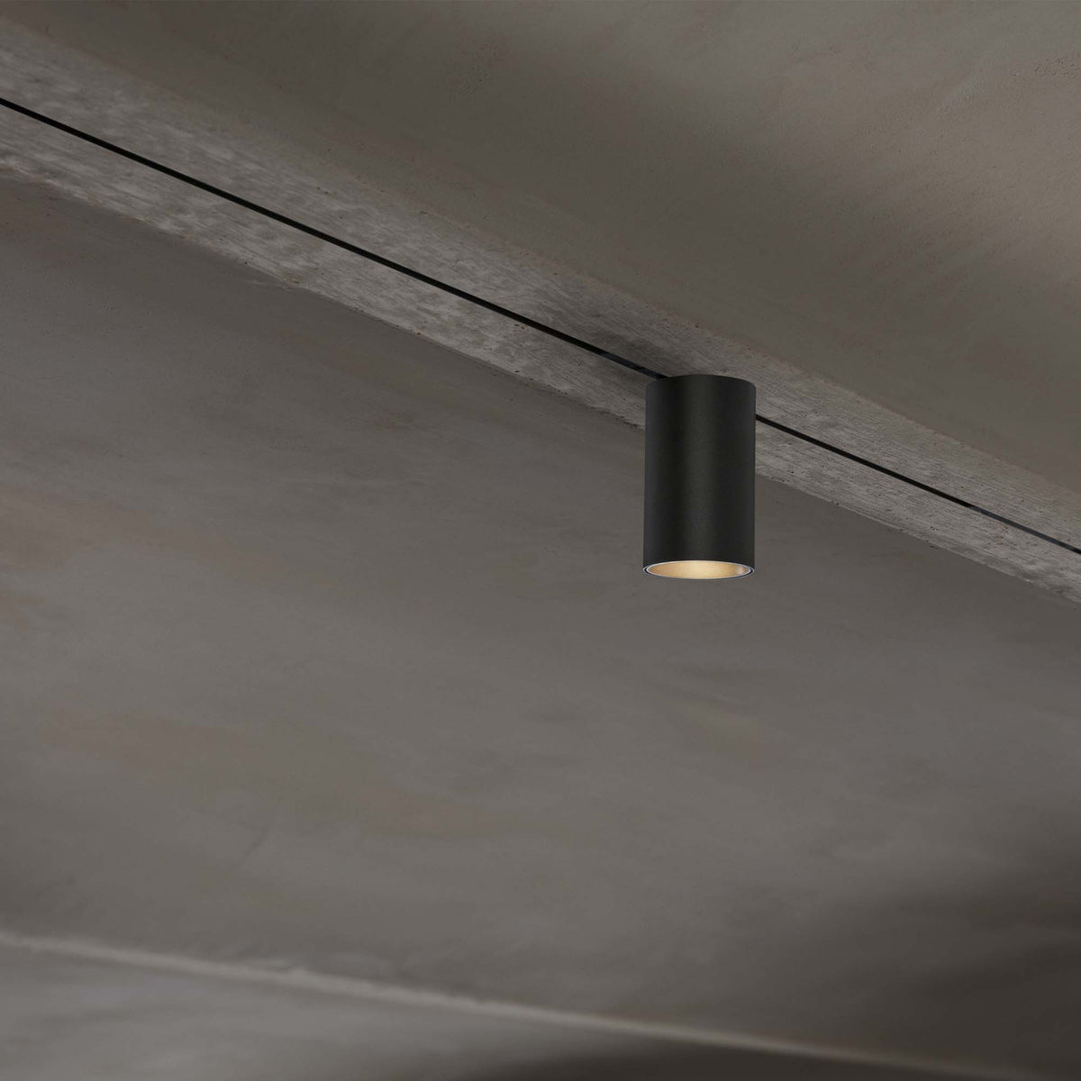 Spot pe șină Deva 4,5W 3000K, negru – ambient