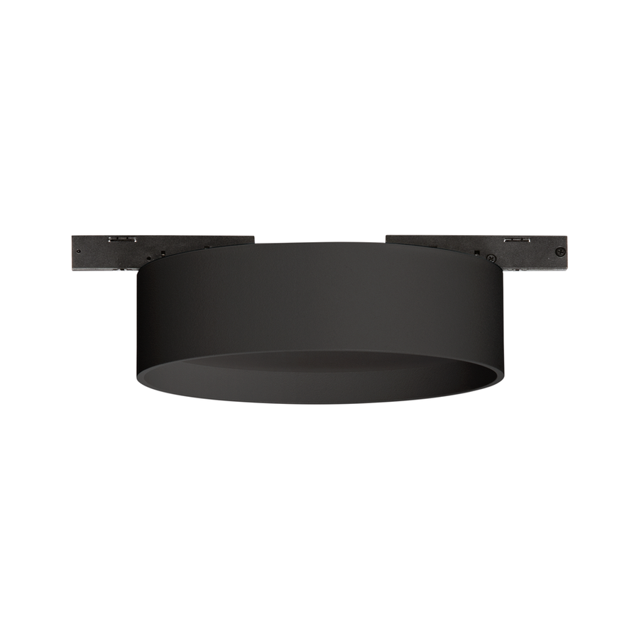 Spot pe șină Deva disc 10W 3000K, negru