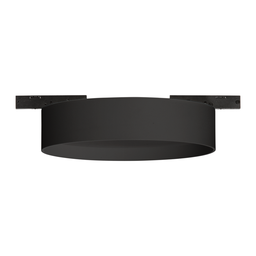 Spot pe șină Deva disc 15W 3000K, negru