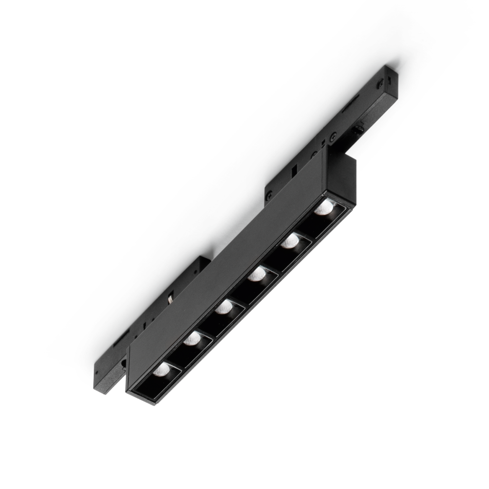 Spot pe șină Deva fascicul concentrat 5W 3000K, negru