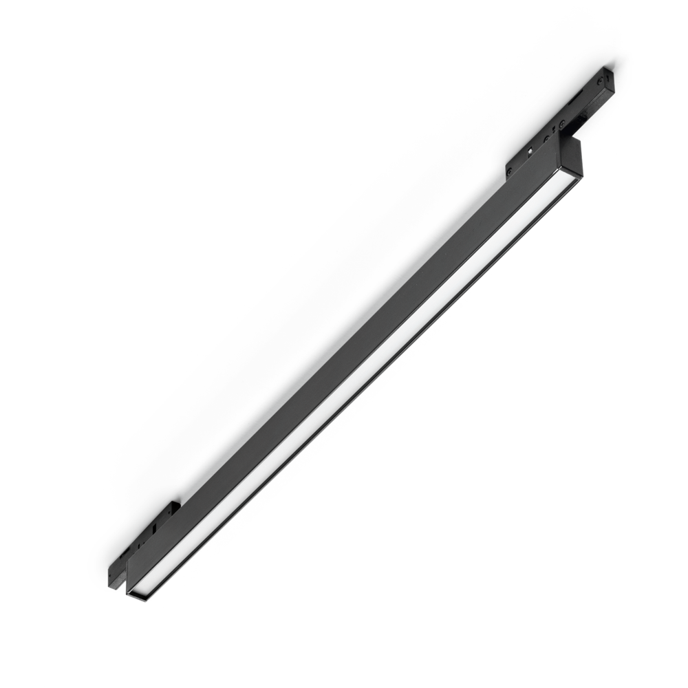 Spot pe șină Deva fascicul larg exterior 8W 3000K, negru
