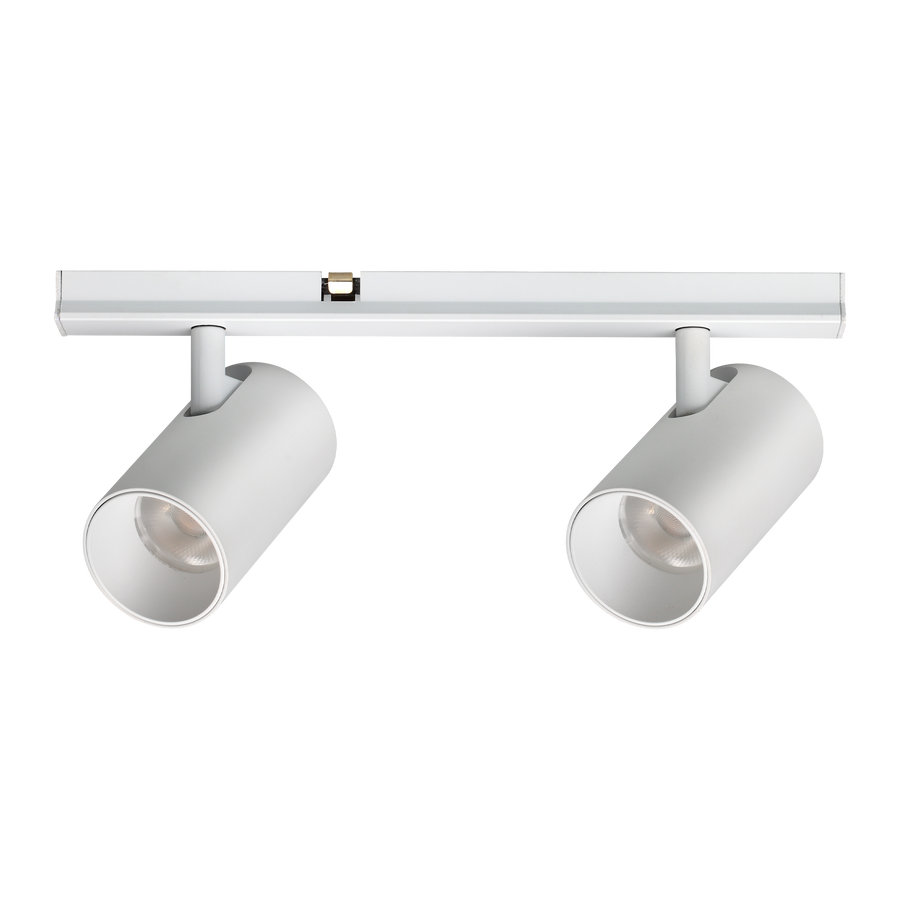 Spot pe șină Stick dublu 10W 3000K, alb