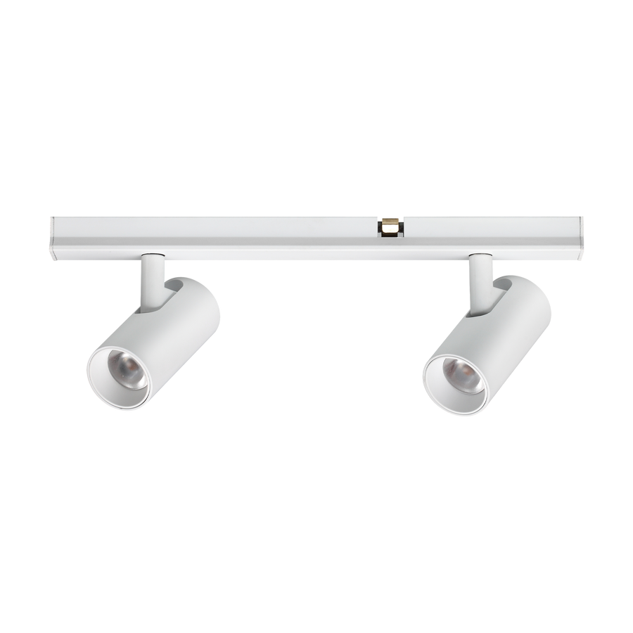Spot pe șină Stick dublu 6W 3000K, alb
