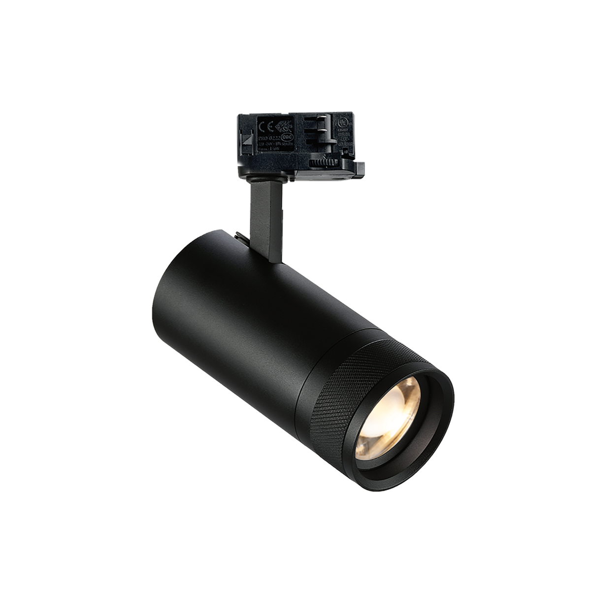 Spot pe șină trifazată Eos TR 25W 3000K On-Off, negru