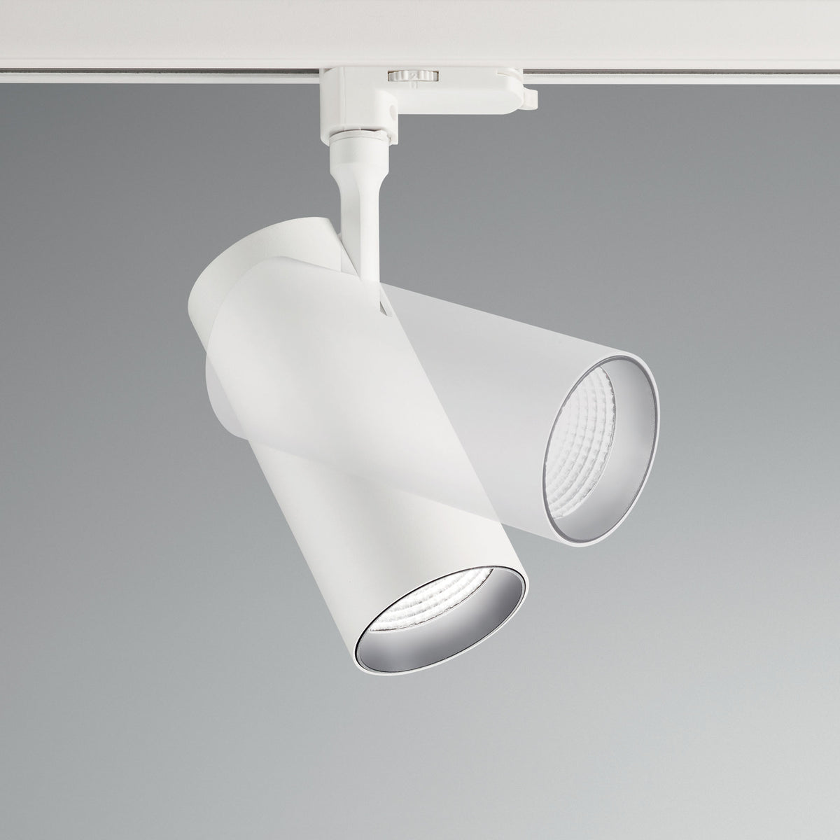 Spot pe șină trifazată Smile TR 30W CRI90 24° 3000K, alb – ambient