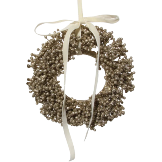 Coronita berry aurie/glitter 18cm