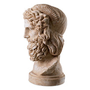 Statuetă Zeus, marmură antichizată