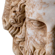 Statuetă Zeus, marmură antichizată