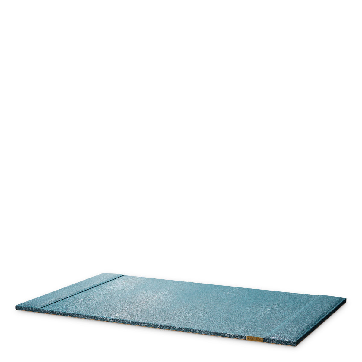Suport de birou Scaleo, shagreen artificial albastru