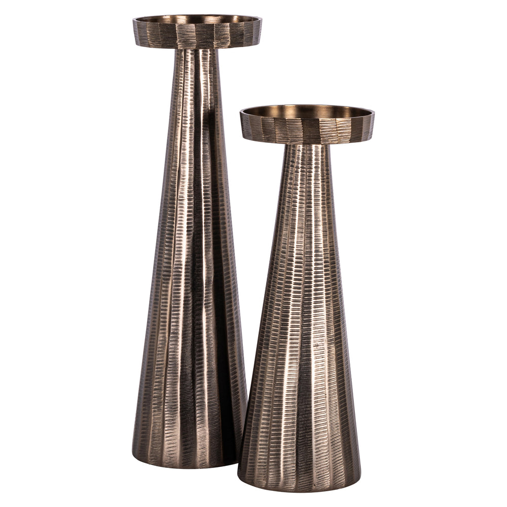 Suport pentru lumânări Evola, bronz, S