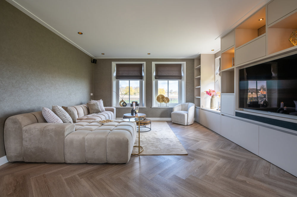 Suport pentru lumânări Livi, negru/auriu, mare – ambient