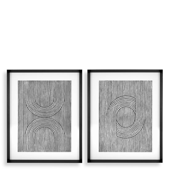 Tablou Cedar Grooves, set de 2