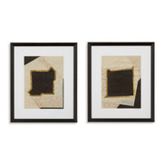Tablou Creased Umber de Vanna Lam, set de 2
