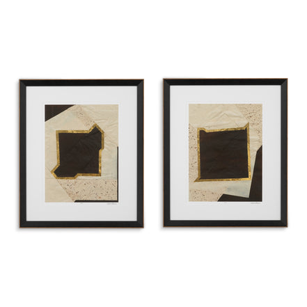 Tablou Creased Umber de Vanna Lam, set de 2