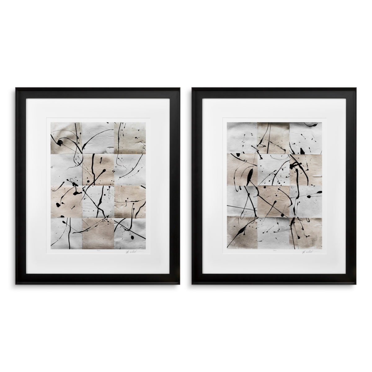 Tablou Ink Casting de Michael Willett, set de 2
