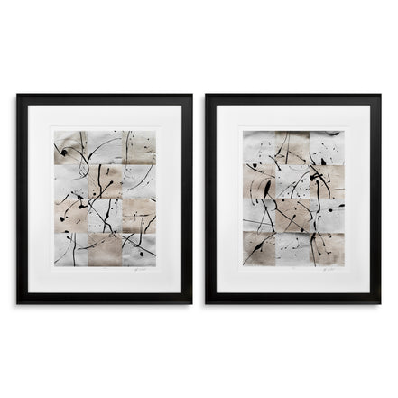 Tablou Ink Casting de Michael Willett, set de 2