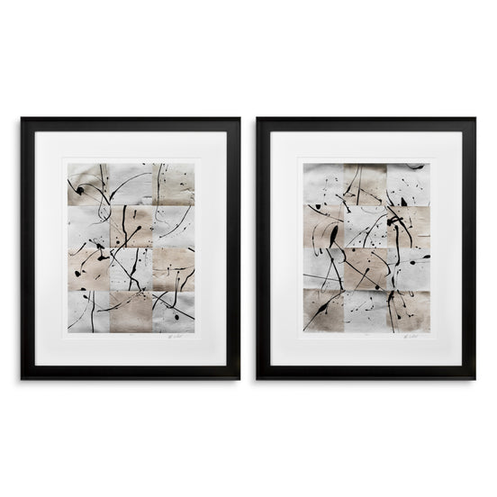 Tablou Ink Casting de Michael Willett, set de 2