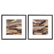 Tablou Metallic Undulation de June Erica Vess, set de 2