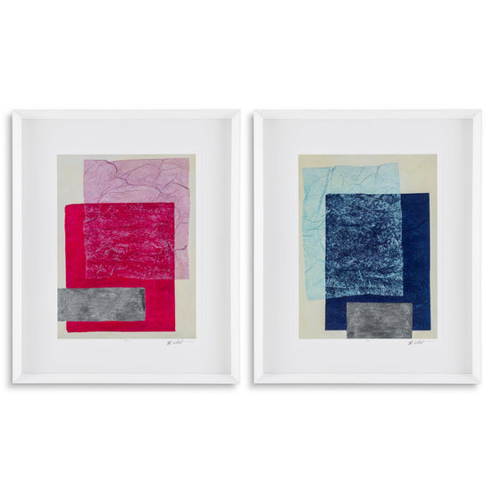 Tablou Paper Colorfields de Michael Willett, set de 2