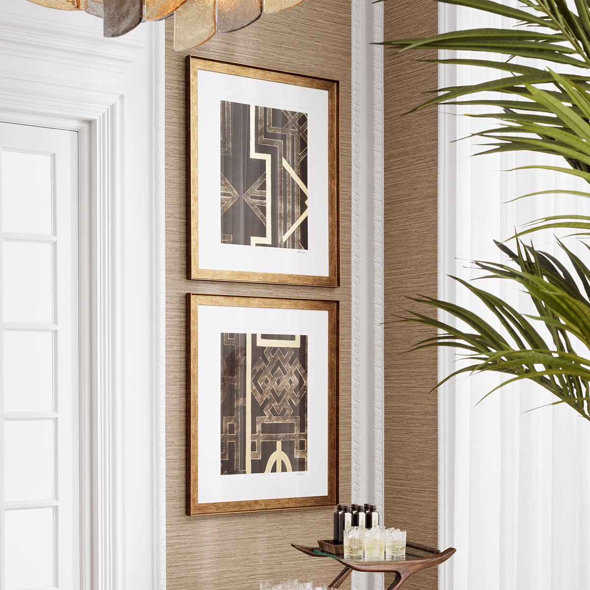 Tablou Trellis Pattern I de Ethan Harper, set de 2