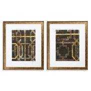 Tablou Trellis Pattern II de Ethan Harper, set de 2