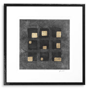 Tablou Washed Black Squares de Michael Willett, set de 2