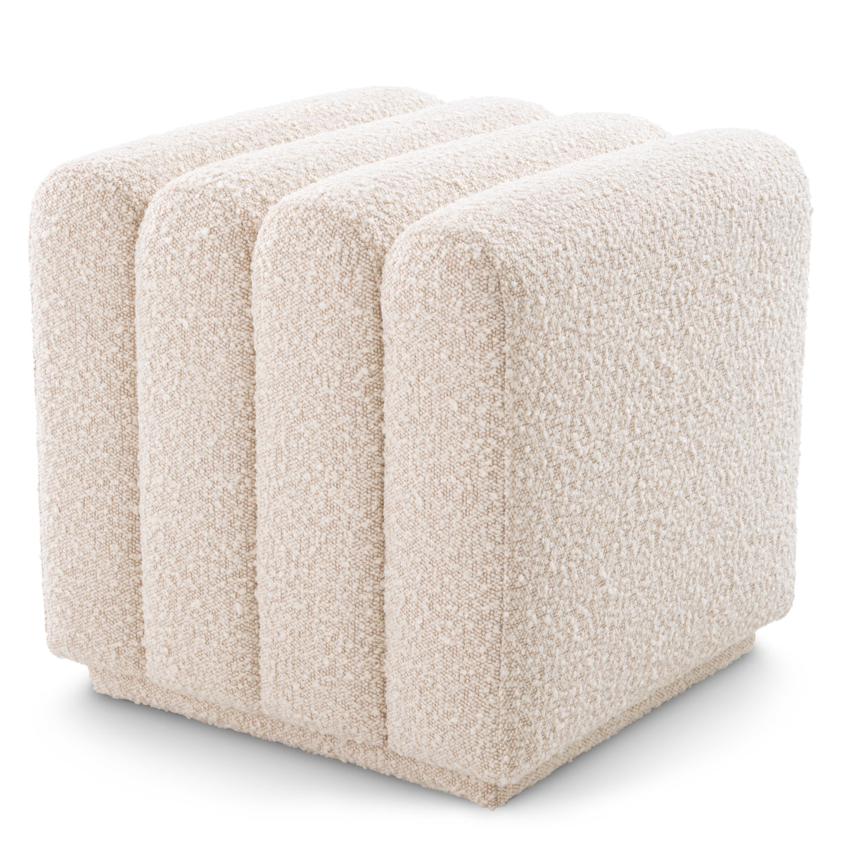 Taburet Bente, bouclé crem
